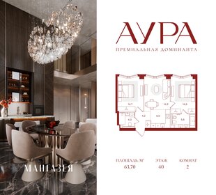 Квартира 63,7 м², 2-комнатная - изображение 1