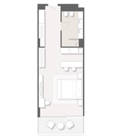 Квартира 56,8 м², 1-комнатные - изображение 1