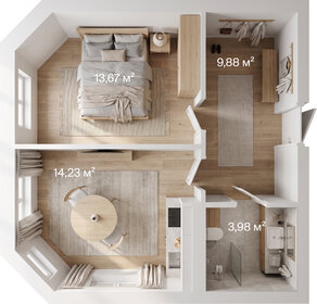 Квартира 41,6 м², 1-комнатная - изображение 1