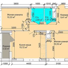 Квартира 54,1 м², 2-комнатная - изображение 3