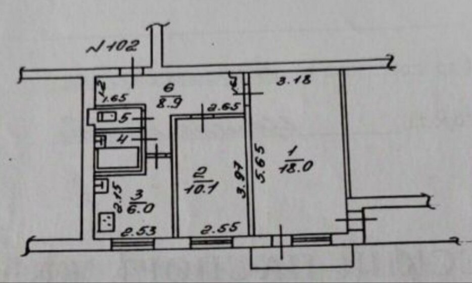 61 м², 2-комнатная квартира 7 320 569 ₽ - изображение 24