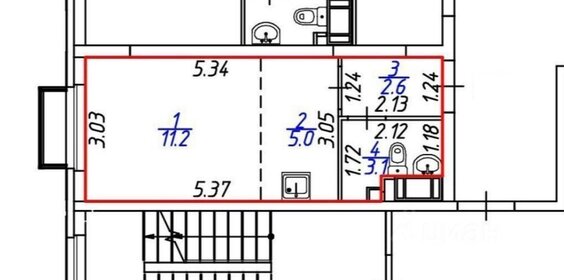 Квартира 21,9 м², студия - изображение 1