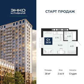 Квартира 28 м², студия - изображение 1
