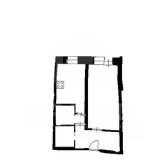 Квартира 42,7 м², 1-комнатная - изображение 3