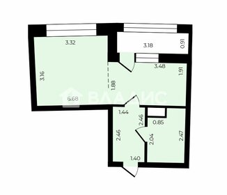 Квартира 25,9 м², студия - изображение 1
