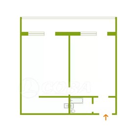 Квартира 29,8 м², 1-комнатная - изображение 5