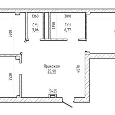Квартира 91 м², 2-комнатная - изображение 1