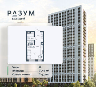 Квартира 21,5 м², студия - изображение 1