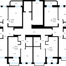 Квартира 59,8 м², 2-комнатная - изображение 3