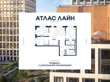 Квартира 87,6 м², 3-комнатная - изображение 1