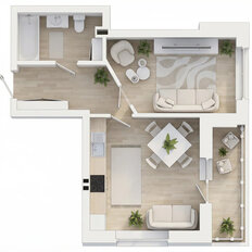 Квартира 39,3 м², 2-комнатная - изображение 2