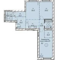 Квартира 73,7 м², 3-комнатная - изображение 1