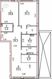 Квартира 120 м², 3-комнатная - изображение 1