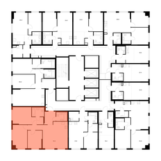 Квартира 76,9 м², 3-комнатная - изображение 2