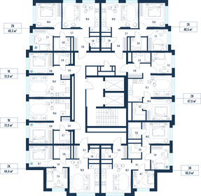 Квартира 59 м², 3-комнатная - изображение 2