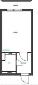 Квартира 30 м², студия - изображение 1
