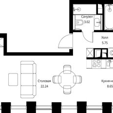 Квартира 79,3 м², 3-комнатная - изображение 3