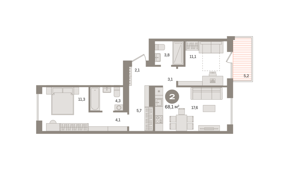 173,2 м², 5-комнатная квартира 86 600 000 ₽ - изображение 133