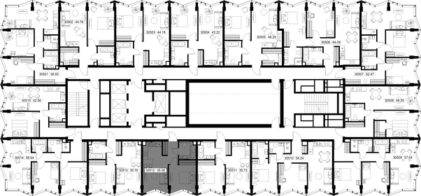 Квартира 36,1 м², 1-комнатная - изображение 3