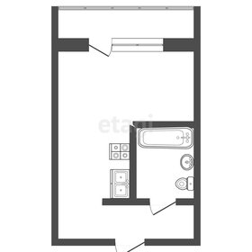 Квартира 25 м², студия - изображение 1