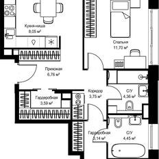 Квартира 88,5 м², 3-комнатная - изображение 3