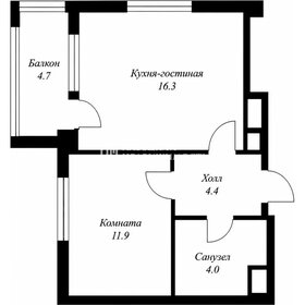 Квартира 41,7 м², 1-комнатная - изображение 1