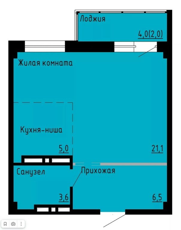 Варианты планировок ЖК «Победа» - планировка 9