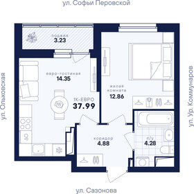 Квартира 38 м², 1-комнатная - изображение 2