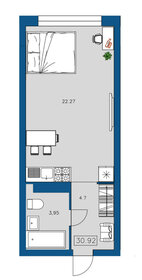 Квартира 30,9 м², студия - изображение 1