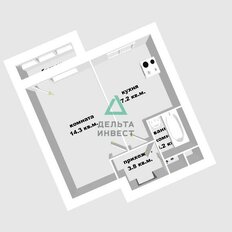 Квартира 28,8 м², 1-комнатная - изображение 4