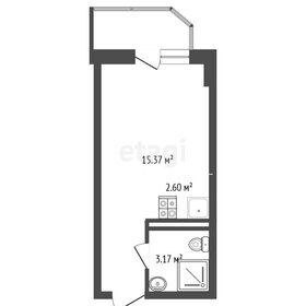 Квартира 21,1 м², студия - изображение 1