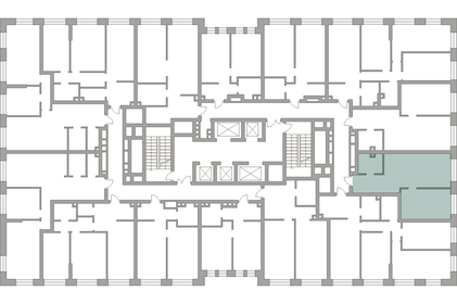 Квартира 52,4 м², 1-комнатная - изображение 3