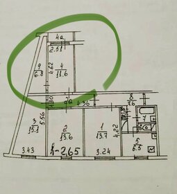 18,4 м², комната - изображение 3