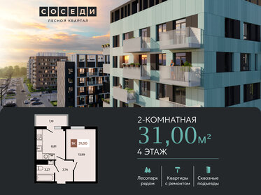 Квартира 31 м², 1-комнатная - изображение 1