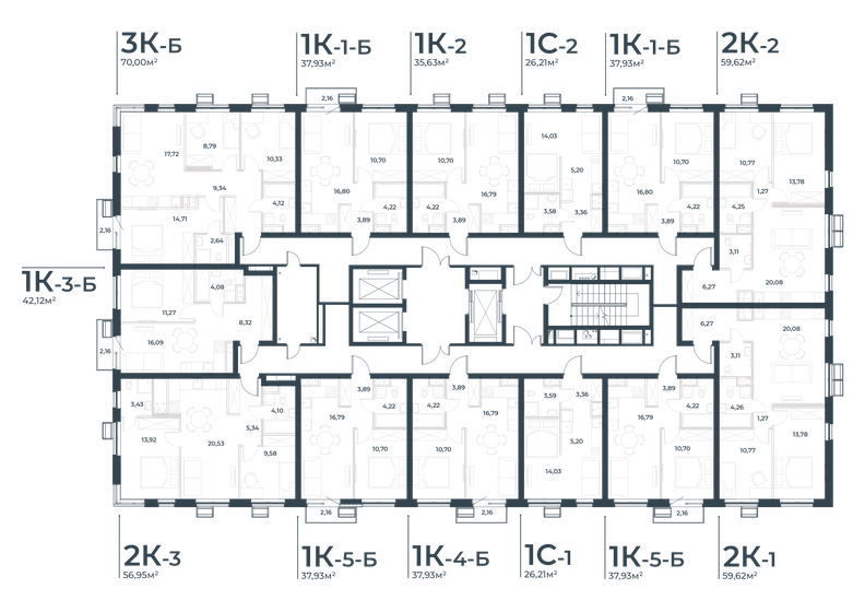 26,2 м², квартира-студия 5 150 000 ₽ - изображение 39