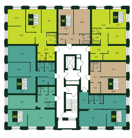 Квартира 67,6 м², 2-комнатная - изображение 1