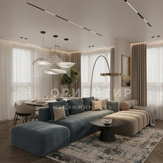 Квартира 123,6 м², 3-комнатная - изображение 1
