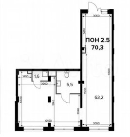 70,3 м², помещение свободного назначения - изображение 5