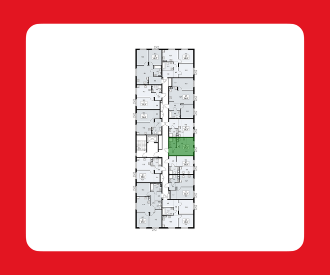 23,9 м², квартира-студия 5 300 206 ₽ - изображение 54