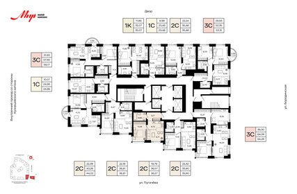 Квартира 36,6 м², 2-комнатная - изображение 2