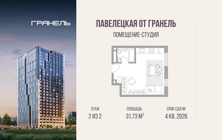 Квартира 31,7 м², студия - изображение 1