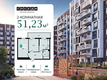 Квартира 51,2 м², 2-комнатная - изображение 1