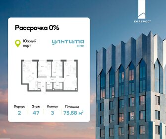 Квартира 75,7 м², 3-комнатная - изображение 1