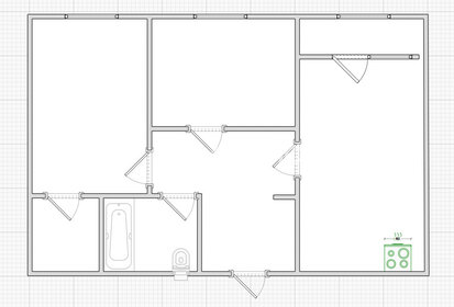 Квартира 62 м², 3-комнатная - изображение 1
