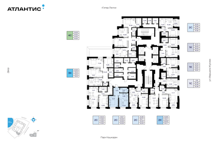 Квартира 40,6 м², 2-комнатная - изображение 2