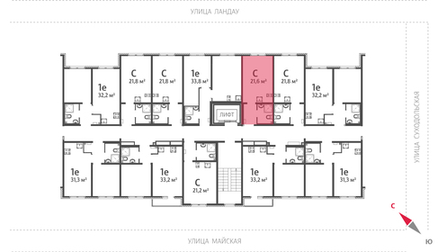 Квартира 21,6 м², студия - изображение 3