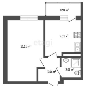 Квартира 34 м², 1-комнатная - изображение 1