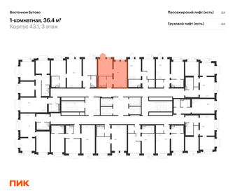 Квартира 36,4 м², 1-комнатная - изображение 2
