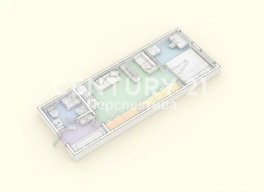Квартира 38,4 м², 1-комнатные - изображение 1