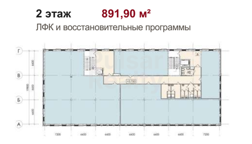 891,9 м², помещение свободного назначения - изображение 3